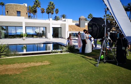 Photoshoot in luxury village in Marbella