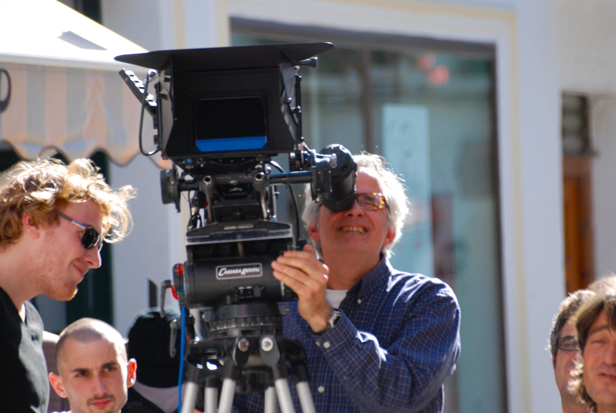 Dutch filmmaker Joost Dankelman shooting in Nerja an E.ON© tv commercial