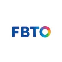 FBTO logo with blue FBT and with the O in grade multicolor
