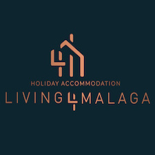 Living 4 Malaga logo with gold color letters