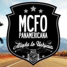 Panamericana log in black with Harley Davidson style