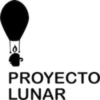 Proyecto Lunar logo in black with the gas balloon