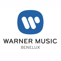 Warner Music Benelux logo in blue